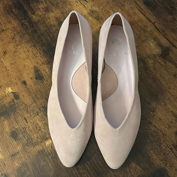Sole Bliss Ingrid heels in Blush Suede Size 38 / Néw No Box - Picture 6 of 11